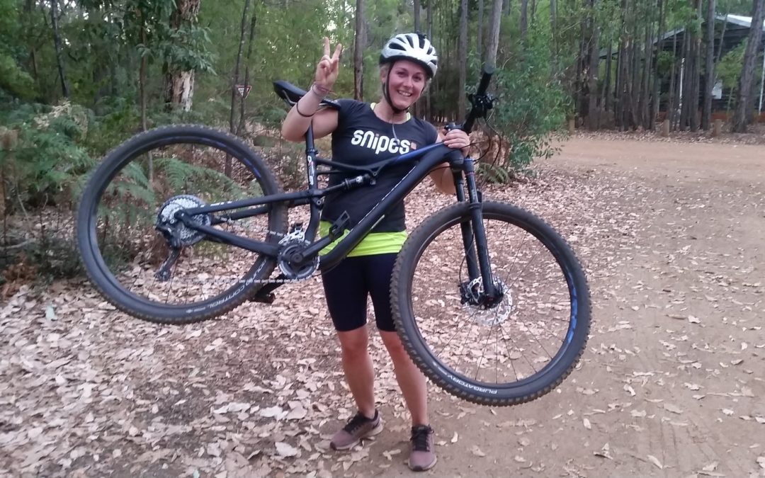 Happiness is a new bike!