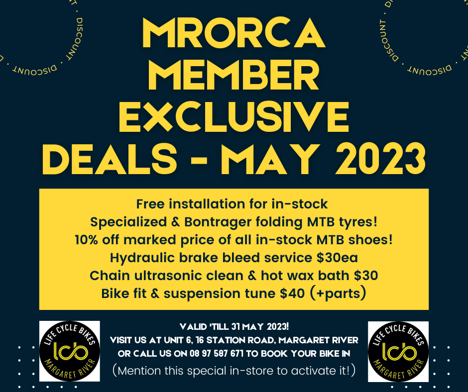 MRORCA Monthly Specials - Exclusive to MRORCA club members! May 2023 2