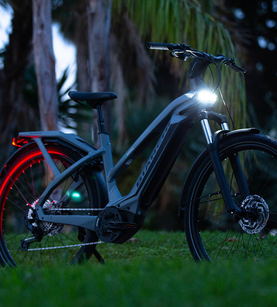 Bianchi e-Omnia T Type eBike Step-Through Nexus 5sp Belt Drive YSBE7 in Metal grey / Graphite Full Matt (XL Size) - Image 3