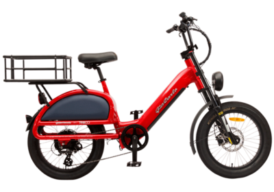 TEBCO GiaCarlo 20" Retro European Style eBike 250W Unisex Frame in Glossy Red