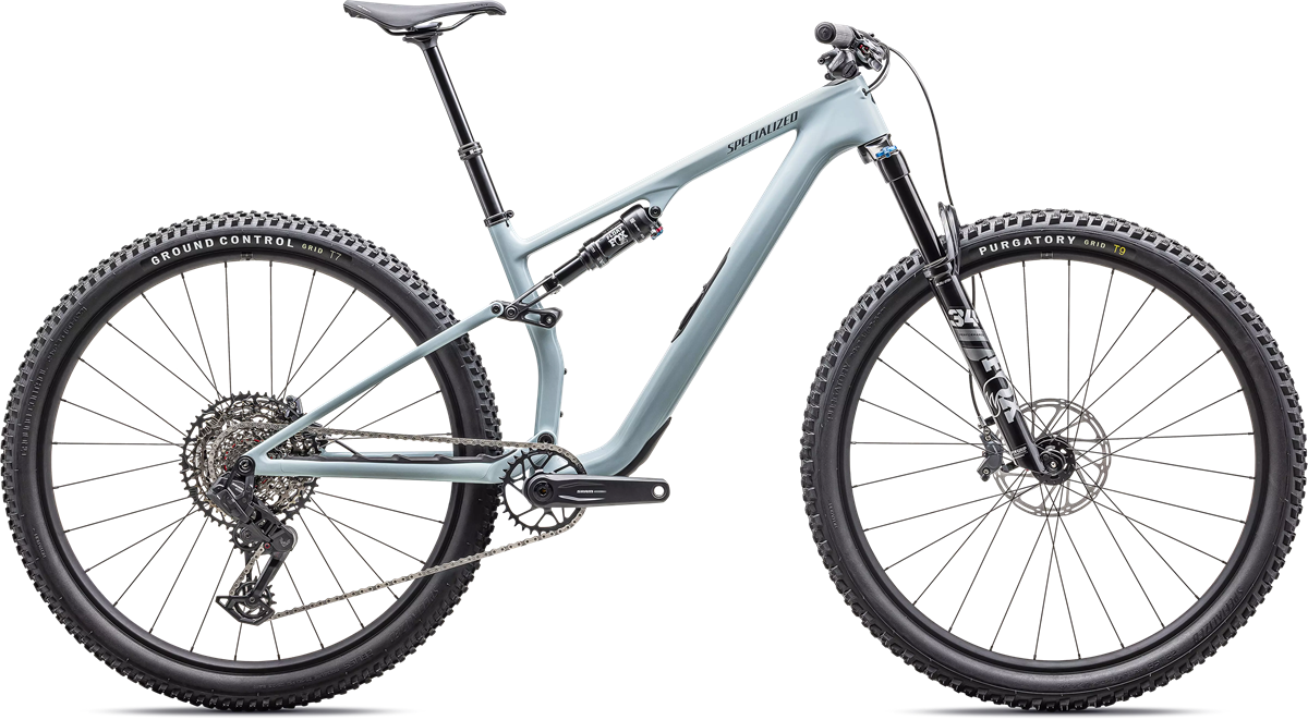 Specialized Epic 8 EVO Comp (XL) in Gloss Sea Foam / Cast Blue Metallic - Image 3