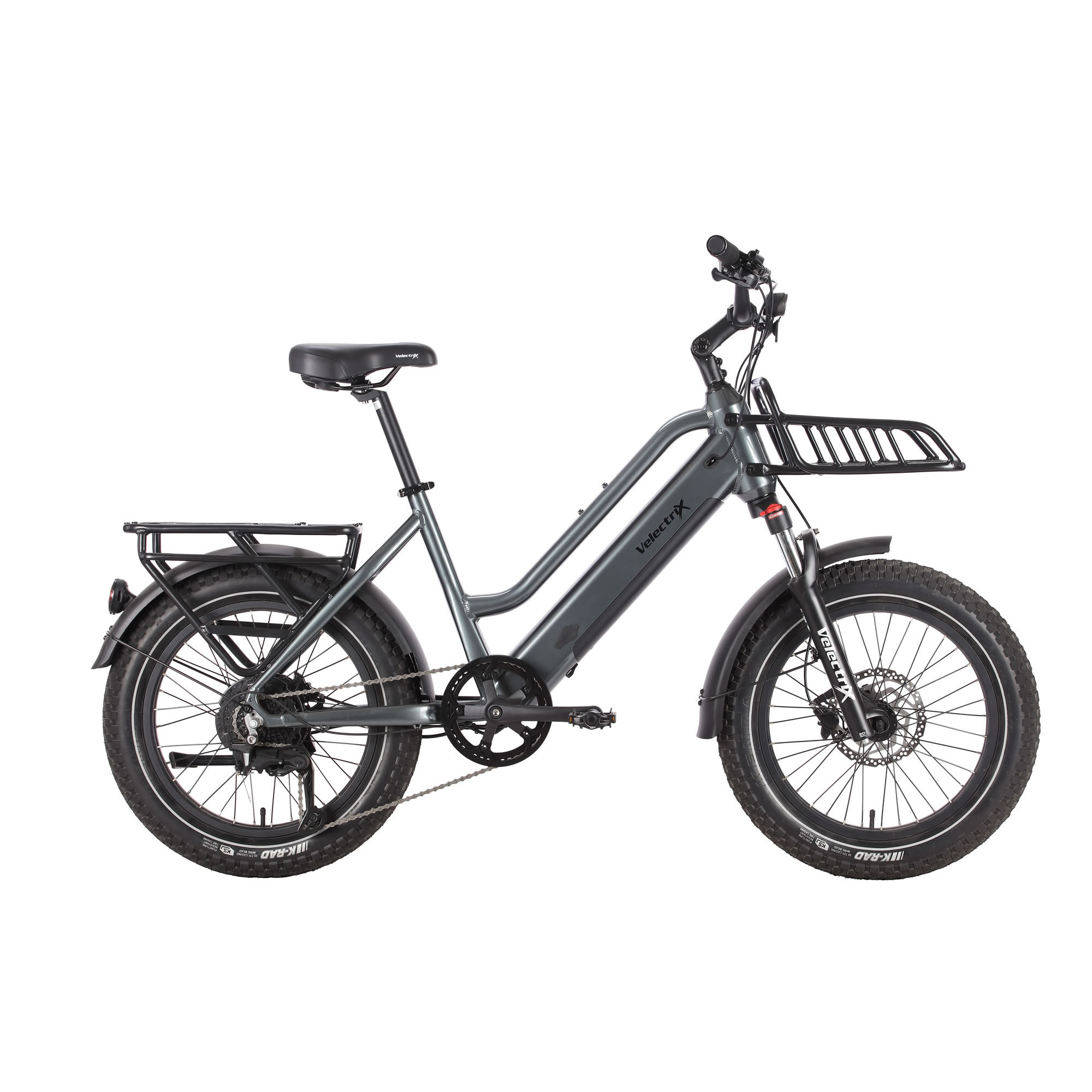 Veletrix SUV – 20" Fat Tyre Electric Cargo Bike (250W) in Grey with 180kg Carry Capacity - NOW ON SALE!