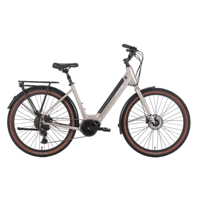 Velectrix Cruiser X ST – Step-Through Cruiser Electric Bike in Champagne Colour (Small or Medium Size Available)
