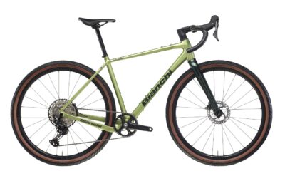Bianchi Arcadex AL (GRX610/822 1x12SP YVBL3) in Light Green / Forest Green
